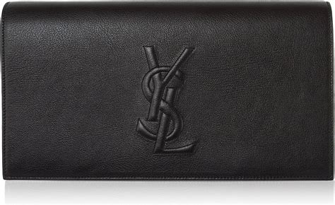 fake ysl black clutch|yves saint laurent clutch sale.